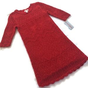 Cat & Jack NWT Crochet Girls Dress Size S (6/6X)